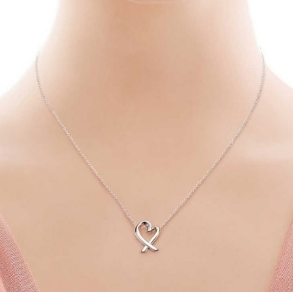 Tiffany & Co.Paloma Picasso Sterling Silver❤Necklace - Picture 6 of 15
